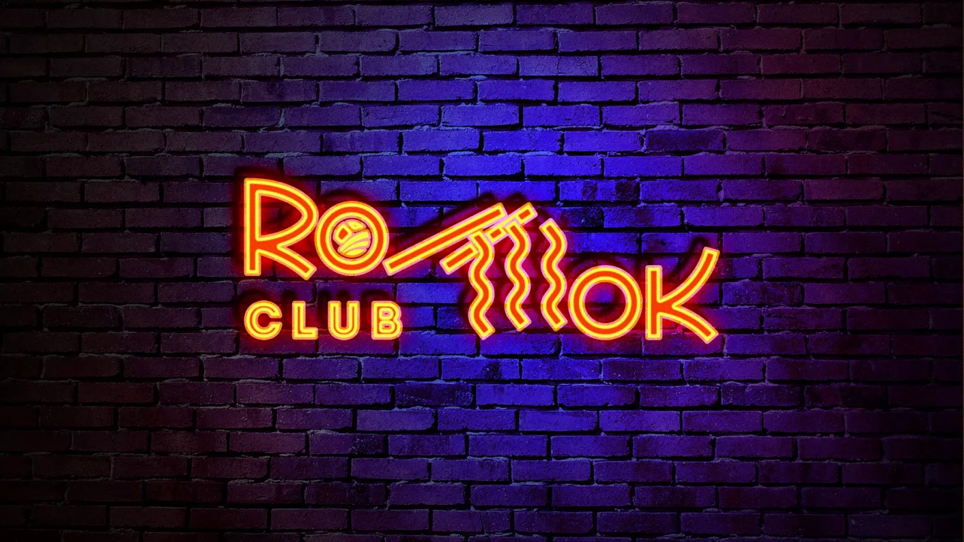 Разработка интерьерной вывески суши-бара «Roll Wok Club» в Семикаракорске